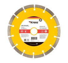 Диск алмазный отрезной сегментный 180x22.2 мм  KR-90-0103  Kranz