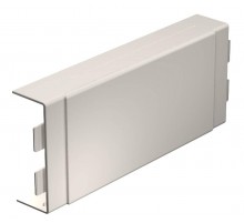 Крышка T-образной секции кабельного канала WDK 40x110 мм (ПВХ,кремовый) (WDK HK40110CW)  6162029  OBO Bettermann