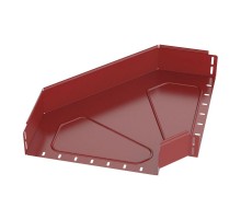 Угол горизонтальный 90 градусов Стандарт 400х80 RAL 3000  PR16.5412  Промрукав