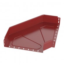 Угол горизонтальный 90 градусов Стандарт 600х80 RAL 3000  PR16.5418  Промрукав