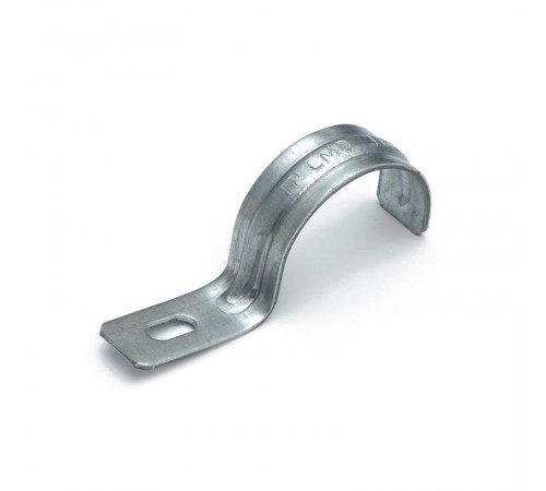 Скоба металлическая однолапковая усиленная противопожарная СМОУ d31-32 мм (50шт/600шт уп/кор)  PR13.02404  Промрукав