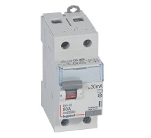 Выключатель дифференциальный (УЗО) DX3-ID 2п 80А 30мА тип AC  411507  Legrand