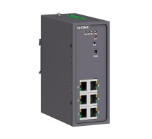 Промышленный управляемый коммутатор, 610/100Base-T(X) портов RJ45, консольный порт Mini USB, 24-48В DC (18-72В DC), с резервированием  N2000-6T-P1 