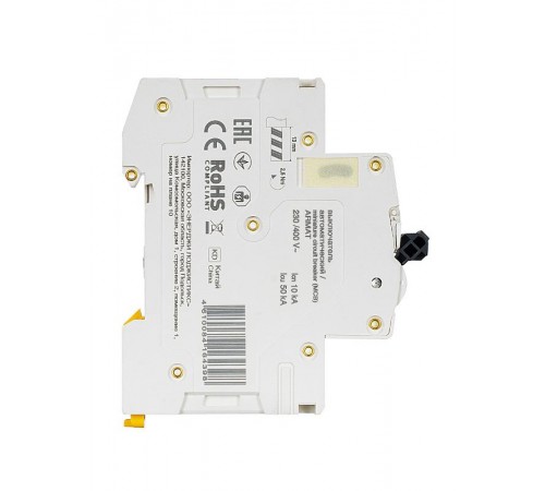 Выключатель автоматический однополюсный M10N 1P C 2А 10кА ARMAT  AR-M10N-1-C002  IEK