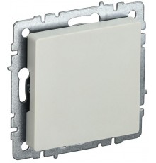 BRITE Заглушка с суппортом МЗ10-БрКр бежевый  BR-PL10-K10  IEK