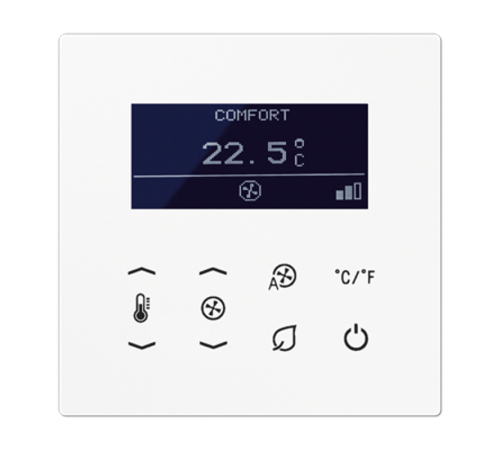 Контроллер четырехтрубных фэнкойлов TRDLS923048WW Jung