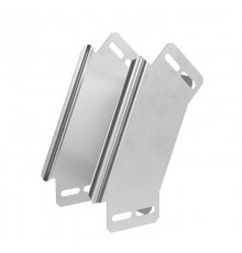 Угол вертикальный внешний 90 градусов Стандарт INOX (AISI 304) 100х80  PR16.2989  Промрукав