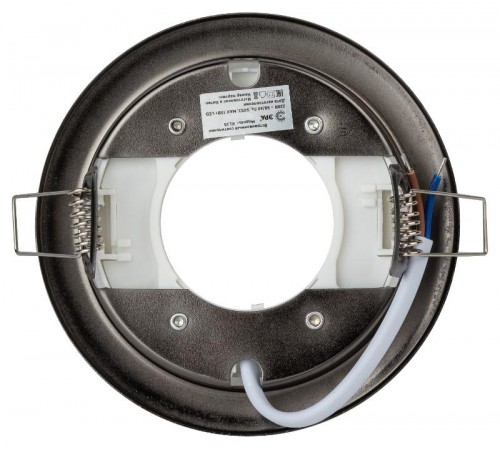 Светильник встраиваемый точечный под лампу GX53 KL35 BK-10 /1 220V, 13W, черный металл (упаковка 10 шт)  Б0048947  ЭРА