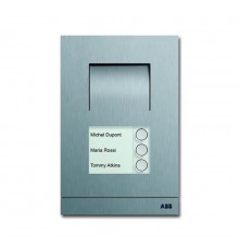 Станция вызывная, аудио, трёхклавишная, цвет сталь  8300-0-0098   2CKA008300A0098  ABB