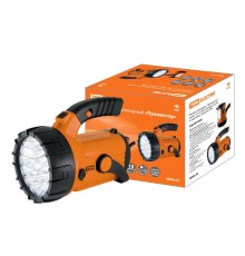 Фонарь прожекторный  23хLED + 18хLED аккумулятор 4В2А*ч, подставка, поворот. ручка  SQ0350-0036  TDM