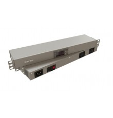 Hyperline TMP-230V/2w-RAL7035 Микропроцессорная контрольная панель,1U, для всех шкафов 19''  517048  Hyperline