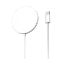 Беспроводное зарядное устройство Fast charge, Qi 15Вт, серебро  18-7079  REXANT