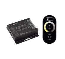 Контроллер ARL-4022-OVAL-MIX Black (12-24V, 2x10A, ПДУ, RF)  027155  Arlight