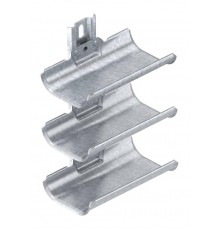 Кронштейн тоннельный на рейке 300 мм. 3 полки. (KTW 100 3 FT)  6006903  OBO Bettermann