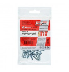Саморез ШУц 4,0х20 пот. гол. (23 шт) - пакет ( 0,03 кг)  102426  Tech-KREP