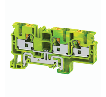 Клемма заземляющая push-in OptiClip CPG-10-TRIPLET-PE-I-(0,5-10)-PEN  331861  КЭАЗ