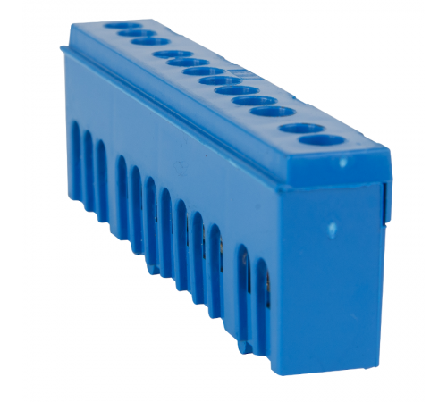 Шина нулевая с изолятором OptiKit  BB-I-N-DIN-14-6х9 синий  277955  КЭАЗ