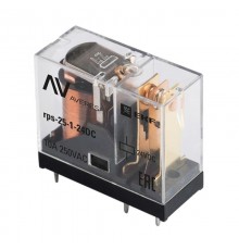 Реле промежуточные РП slim 25/1 10A 24В DC EKF AVERES   rps-25-1-24DC   EKF