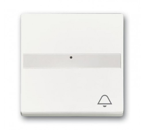 Клавиша для механизма 1-клавишного выключателя, поле для надписи, световод, ""ЗВОНОК"" Future/Axcent/Carat/Династия, белый бархат"  2CKA001731A4004