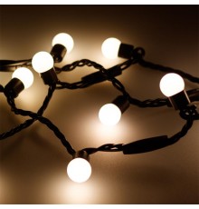 Светодиодная гирлянда ARD-BALL-CLASSIC-D17.5-20000-BLACK-200LED WARM (230V, 14W)  025591  Arlight