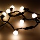 Светодиодная гирлянда ARD-BALL-CLASSIC-D17.5-20000-BLACK-200LED WARM (230V, 14W)  025591  Arlight