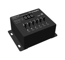 Контроллер SMART-DMX-CONSOLE-DIN (5-12V, 6CH, XLR3) (Arlight, IP20 Металл, 5 лет)  033759  Arlight