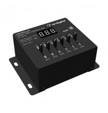 Контроллер SMART-DMX-CONSOLE-DIN (5-12V, 6CH, XLR3) (Arlight, IP20 Металл, 5 лет)  033759  Arlight