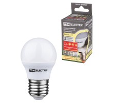 Лампа светодиодная FG45-6 Вт-230 В-3000 К-E27 "-ДИММЕР"  SQ0340-0203  TDM