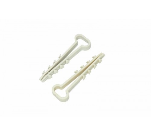 Дюбель-хомут нейлоновый прямоугольный PROconnect 5-10 мм, белый, упаковка 100 шт.  07-4611  PROconnect