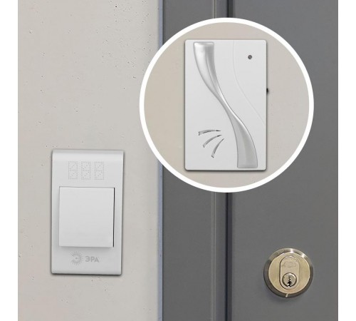 Звонок  ЭРА TWIN-B беспроводной  Б0019877  ЭРА