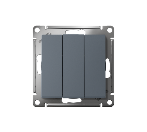 AtlasDesign Грифель Выключатель 3-клавишный сх.1+1+1, 10АХ, механизм  ATN000731  SE