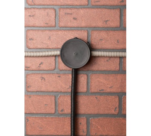 Коробка распределительная КМР-040-039 с крышкой (85х40) 4 мембр. ввода чёрная IP54  plc-kmr-040-039-b  EKF