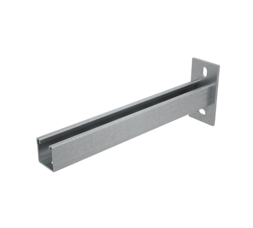 Cтрат-консоль одиночная усиленная 41х41 L600 s:2,5 мм  KSSU41-600  КМ-профиль