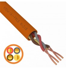 Кабель огнестойкий REXANT КПСнг(А)-FRLS 2x2x0,20 мм, бухта 200 м 01-4907  REXANT