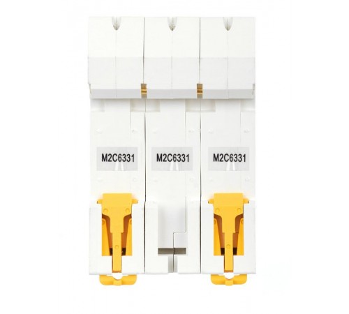 Выключатель автоматический трехполюсный M10N 3P C 63А 10кА ARMAT  AR-M10N-3-C063  IEK