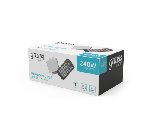 Контроллер RGB Basic для ленты LED 12V 240W 1/100  BT621  Gauss