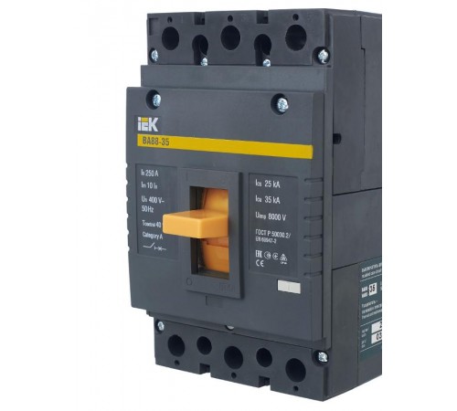 Авт. выкл. ВА88-35  3Р  250А  35кА    SVA30-3-0250  IEK