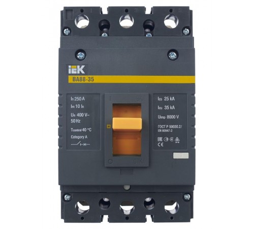 Авт. выкл. ВА88-35  3Р  250А  35кА    SVA30-3-0250  IEK