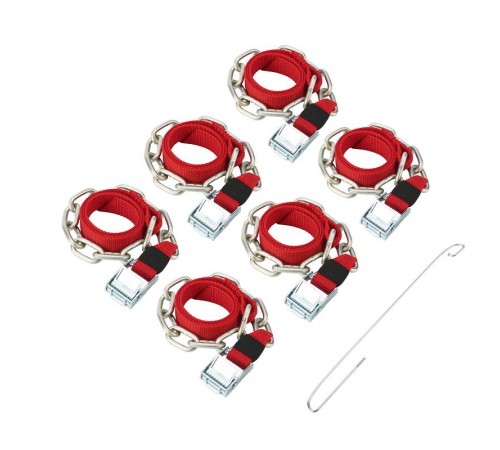 Цепи (браслеты) противоскольжения для кроссоверов, однорядные, к-т 6 шт.  07-7025-1  REXANT