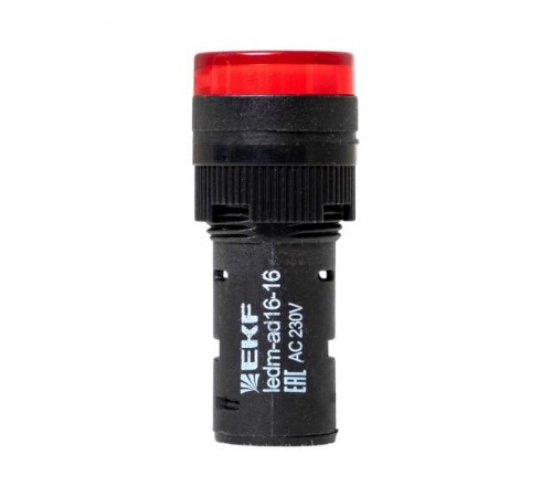 Матрица светодиодная AD16-16HS красный 230 В AC (16мм) EKF PROxima  ledm-ad16-16-r  EKF