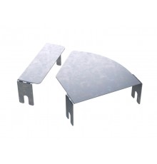 Крышка на горизонтальный изменяемый угол СРО 0-45град. 150, 2,0 мм  SKVH150  DKC