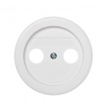 Simon 88 Накладка на телевизионную розетку R-TV+SAT цифровую, S88, белый  88097-30  Simon