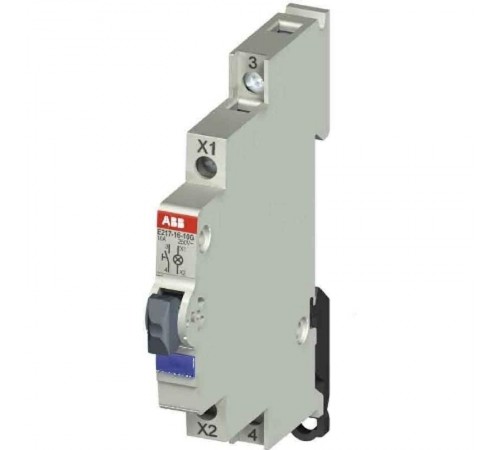 Выключатель кнопочный с подсветкой E217-16-01B  2CCA703250R0001  ABB