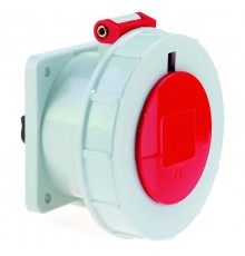 Розетка встраиваемая 16А 5p(3P+N+E) IP67 75х75 1382 I 1382-Bals I Bals