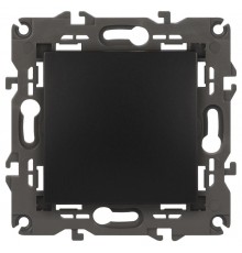 14-1103-05 Переключатель, 10АХ-250В, IP20, Эра Elegance, антрацит  Б0034227  ЭРА