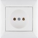 Valena Белый Розетка 1-ая б/з  774416  Legrand
