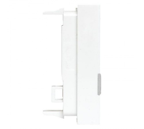 Вставка розеточная TERACOM PRO 45x22,5мм Mosaic на 1 мод со шторкой и маркером белая  TRP-INS-MOS-1M1P-WH  EKF