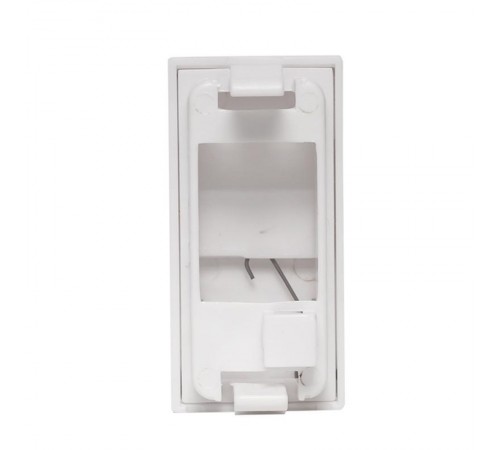 Вставка розеточная TERACOM PRO 45x22,5мм Mosaic на 1 мод со шторкой и маркером белая  TRP-INS-MOS-1M1P-WH  EKF