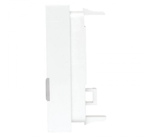 Вставка розеточная TERACOM PRO 45x22,5мм Mosaic на 1 мод со шторкой и маркером белая  TRP-INS-MOS-1M1P-WH  EKF