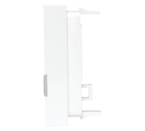 Вставка розеточная TERACOM PRO 45x22,5мм Mosaic на 1 мод со шторкой и маркером белая  TRP-INS-MOS-1M1P-WH  EKF